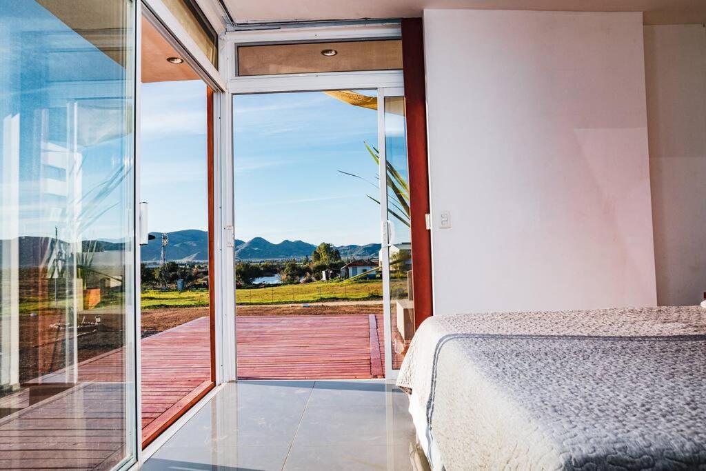 הוילה ואלה דה גוואדלופה Cabana El Alamo Con Jacuzzi מראה חיצוני תמונה