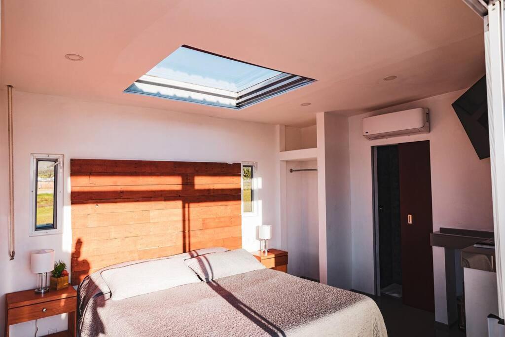 הוילה ואלה דה גוואדלופה Cabana El Alamo Con Jacuzzi מראה חיצוני תמונה