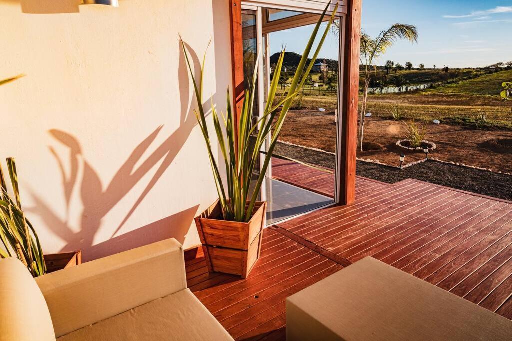 הוילה ואלה דה גוואדלופה Cabana El Alamo Con Jacuzzi מראה חיצוני תמונה