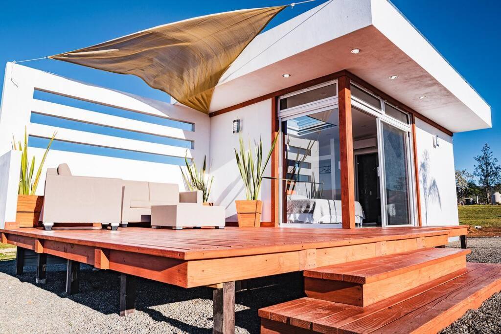 הוילה ואלה דה גוואדלופה Cabana El Alamo Con Jacuzzi מראה חיצוני תמונה