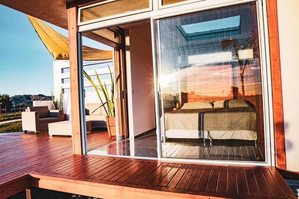 הוילה ואלה דה גוואדלופה Cabana El Alamo Con Jacuzzi מראה חיצוני תמונה