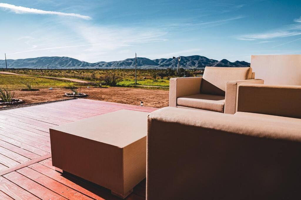 הוילה ואלה דה גוואדלופה Cabana El Alamo Con Jacuzzi מראה חיצוני תמונה