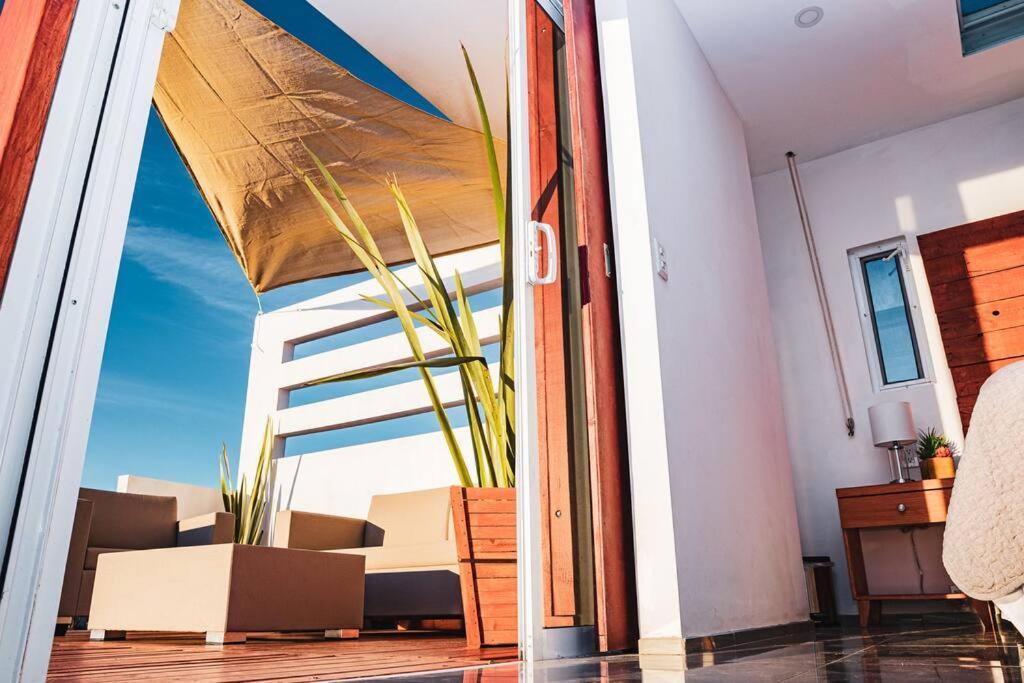 הוילה ואלה דה גוואדלופה Cabana El Alamo Con Jacuzzi מראה חיצוני תמונה