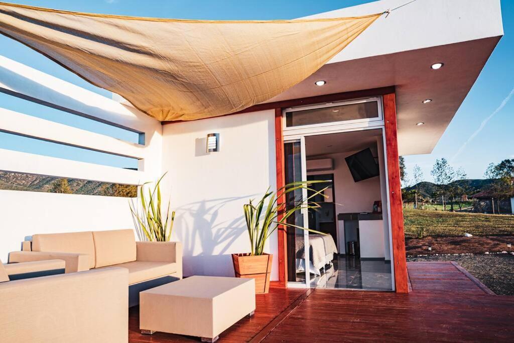הוילה ואלה דה גוואדלופה Cabana El Alamo Con Jacuzzi מראה חיצוני תמונה