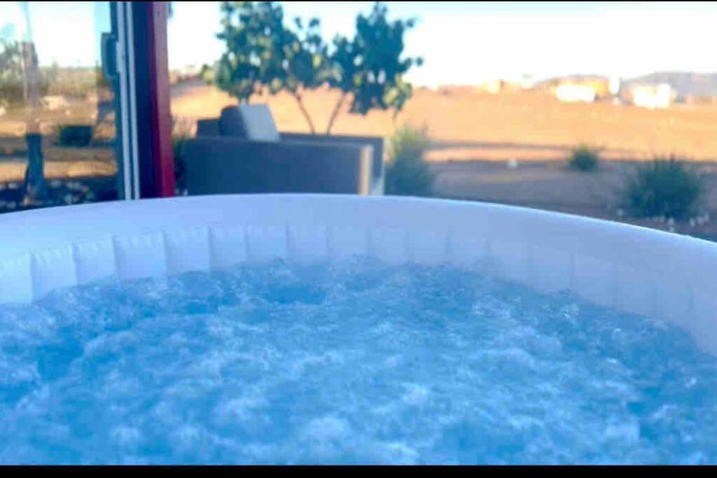 הוילה ואלה דה גוואדלופה Cabana El Alamo Con Jacuzzi מראה חיצוני תמונה