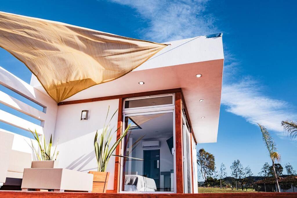 הוילה ואלה דה גוואדלופה Cabana El Alamo Con Jacuzzi מראה חיצוני תמונה