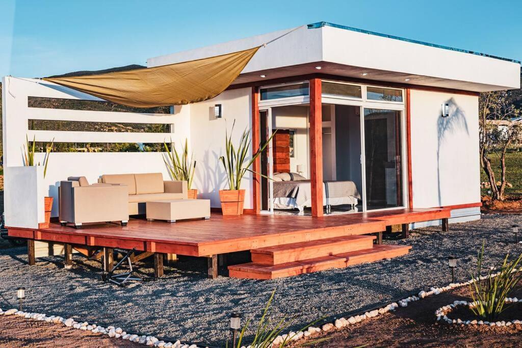 הוילה ואלה דה גוואדלופה Cabana El Alamo Con Jacuzzi מראה חיצוני תמונה